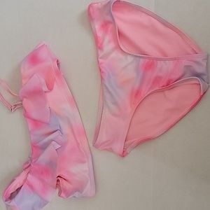 Justice girls 2 piece bathing suit